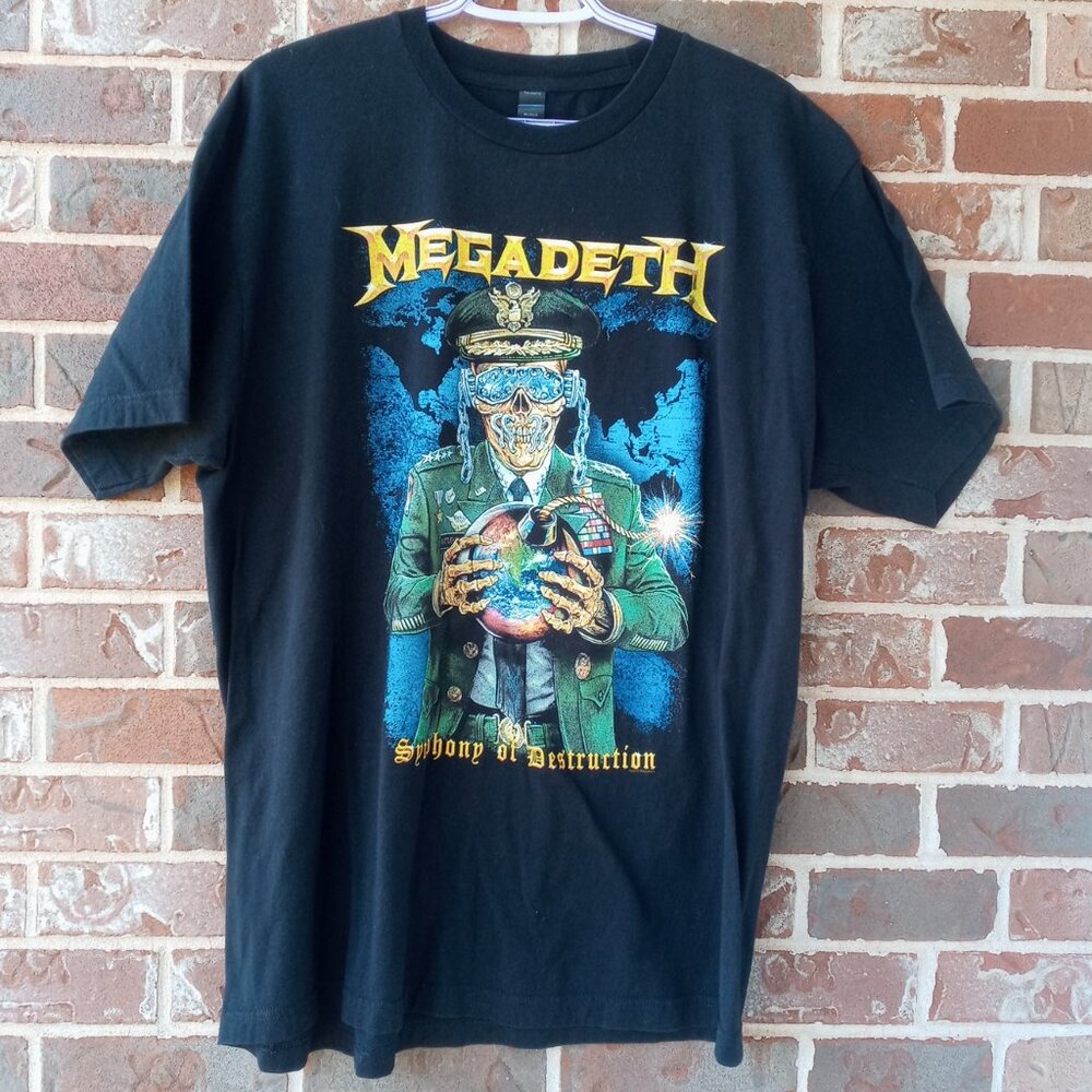 Megadeth Symphony of destruction black Tee Size XL